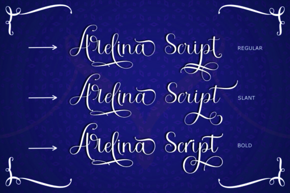 Arelina Font Poster 5