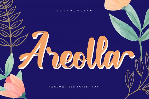 Areolla Font Poster 1