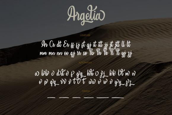 Argelia Font Poster 12