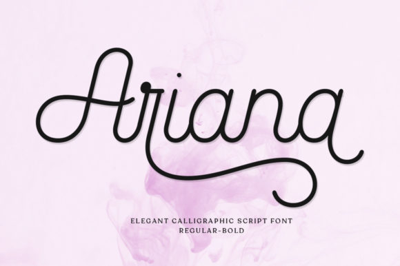 Ariana Script Font Poster 1