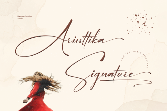 Arinttika Signature Font