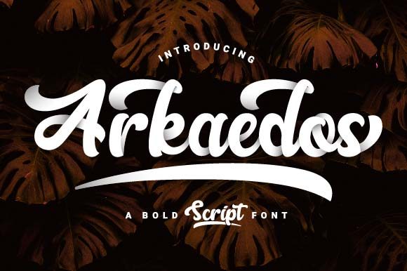 Arkaedos Font Poster 1