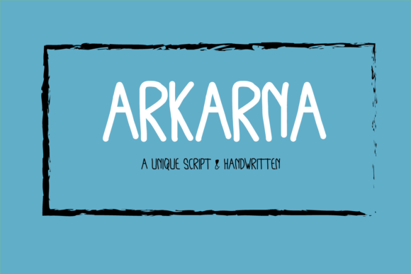 Arkarna Font Poster 1