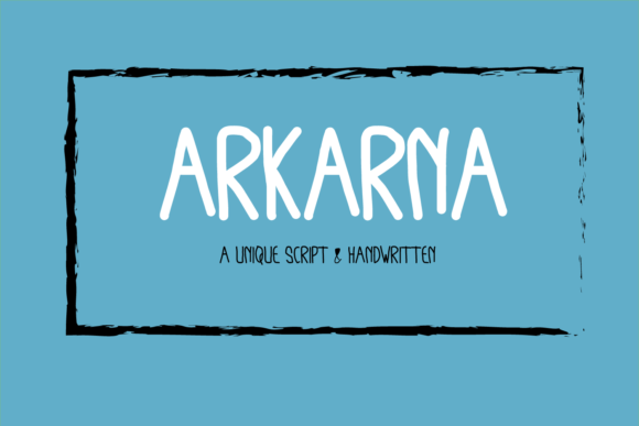 Arkarna Font Arkarna Font Poster 1