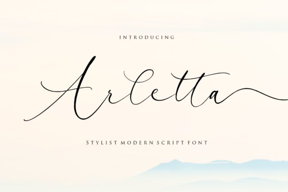 Arletta Font Poster 1