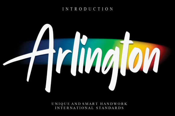 Arlington Font Poster 1