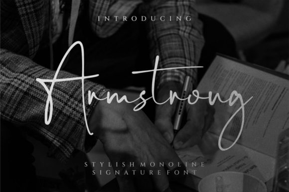 Armstrong Font Poster 1