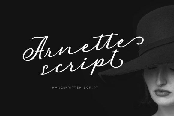 Arnette Script Font Poster 1