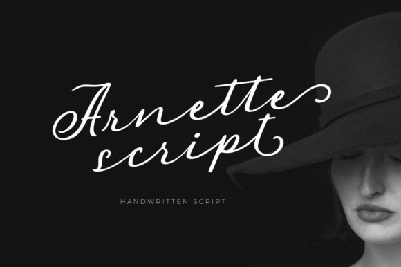 Arnette Script Font Poster 1