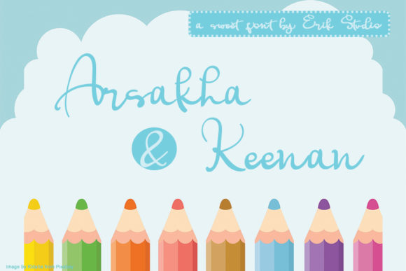 Arsakha & Keenan Font Poster 1