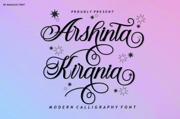 Arshinta Kirania Font Poster 1