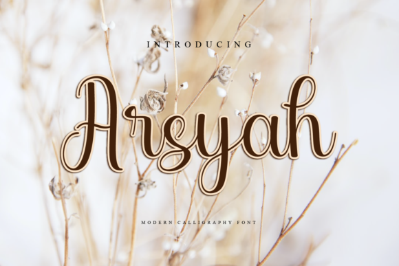 Arsyah Font Poster 1