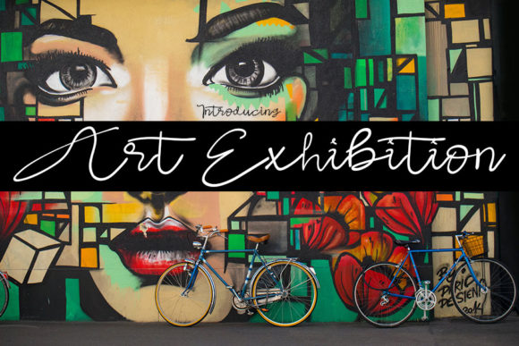 Art Exhibition Font Poster 1