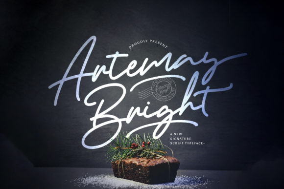 Artemay Bright Font Poster 1