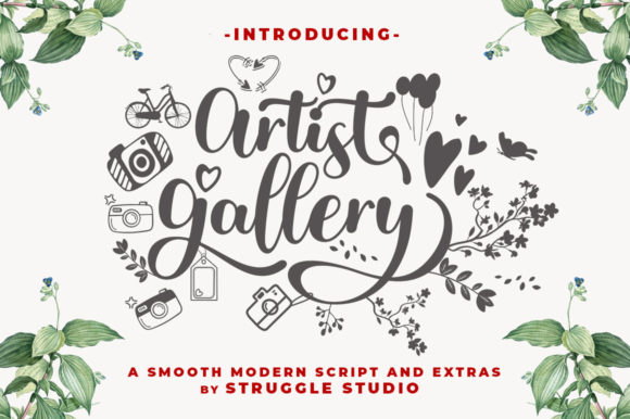 Artist Gallery Font Poster 7