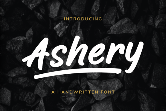 Ashery Font Poster 1