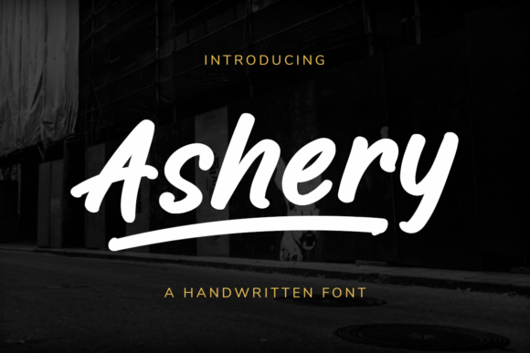 Ashery Font Poster 4