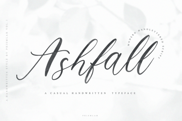 Ashfall Font Poster 1