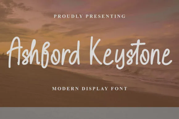 Ashford Keystone Font Ashford Keystone Font Poster 1