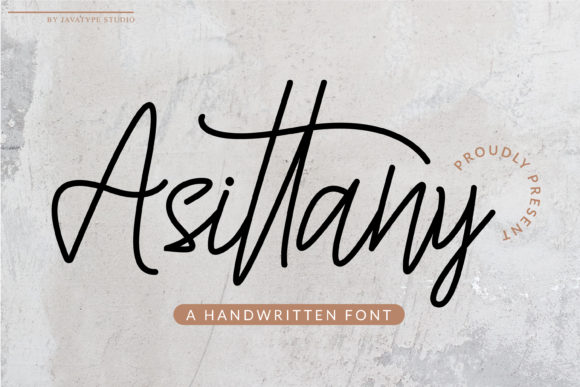 Asittany Font Poster 1