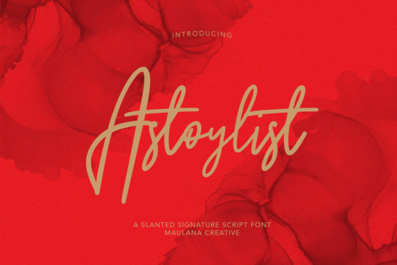 Astoylist Font Poster 1