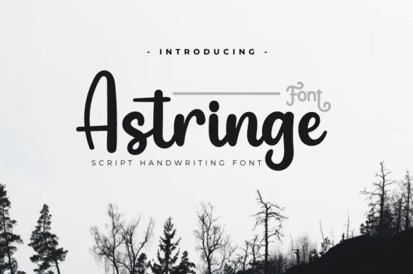 Astringe Font Poster 1