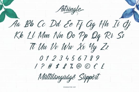 Astringle Font Poster 5