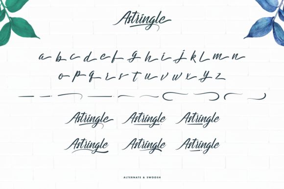 Astringle Font Poster 9