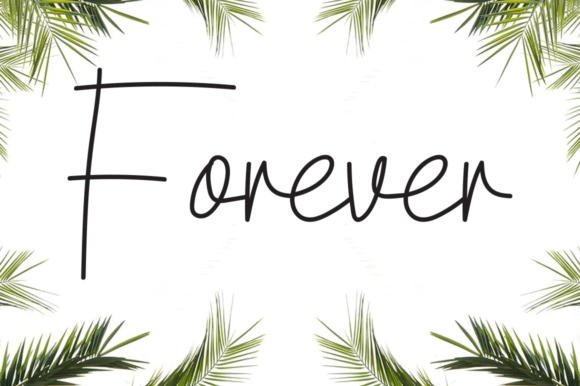 Athalia Beauty Font Poster 4