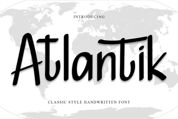 Atlantik Font Poster 1