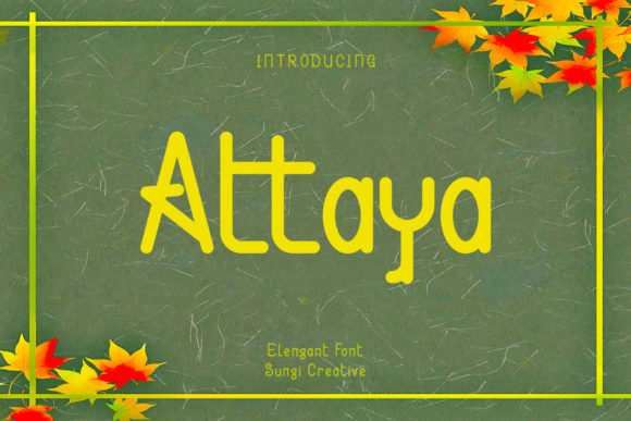 Attaya Font Poster 1