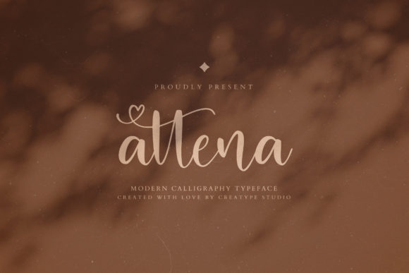 Attena Font Poster 1