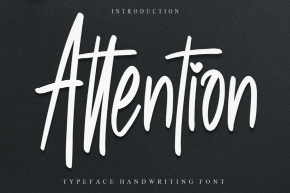 Attention Font