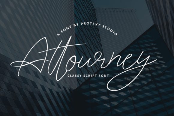 Attourney Font Attourney Font Poster 1