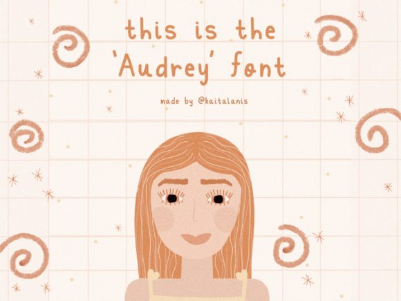 Audrey Font Poster 1