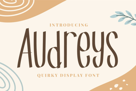 Audreys Font Poster 1
