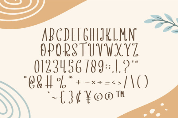 Audreys Font Poster 5