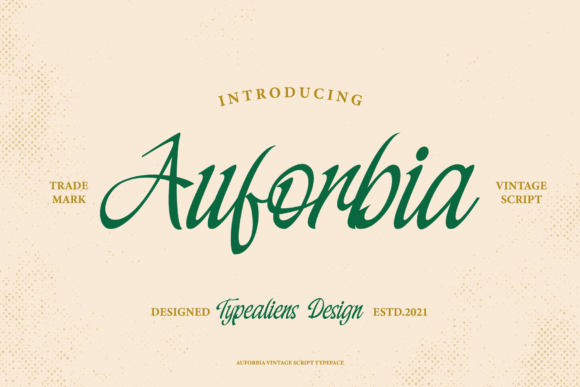 Auforbia Font