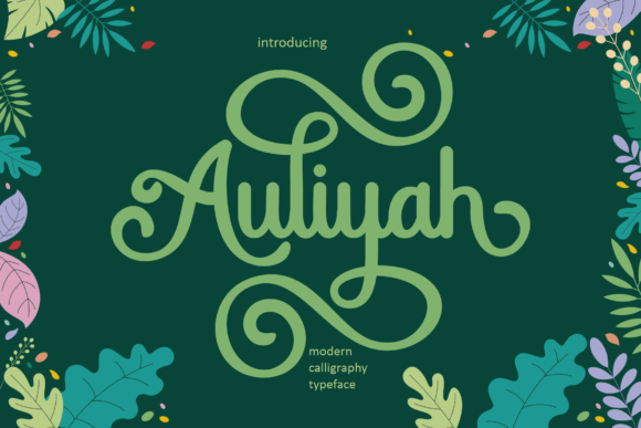 Auliyah Font Poster 1