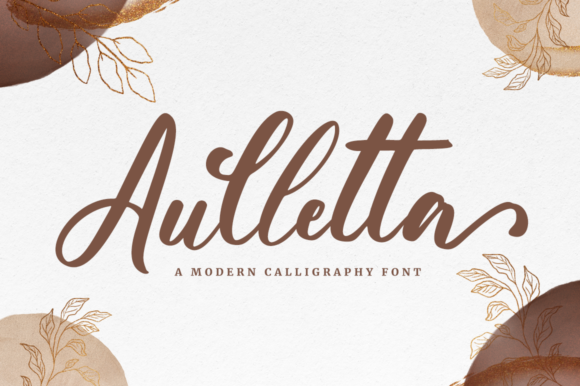 Aulletta Font Aulletta Font Poster 1