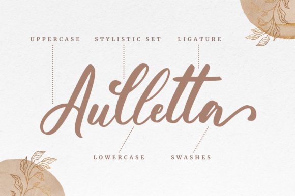 Aulletta Font Poster 9