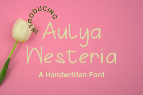 Aulya Westeria Font Poster 1