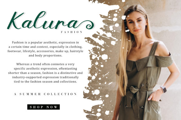 Aurona Font Poster 3