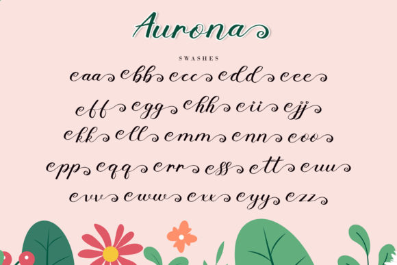 Aurona Font Poster 10