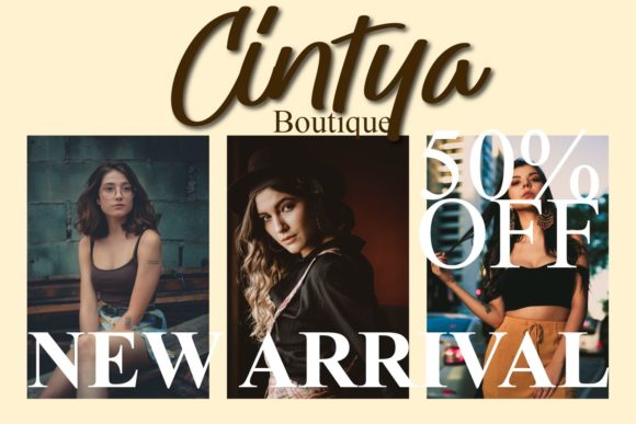 Aurora Cute Font Poster 4