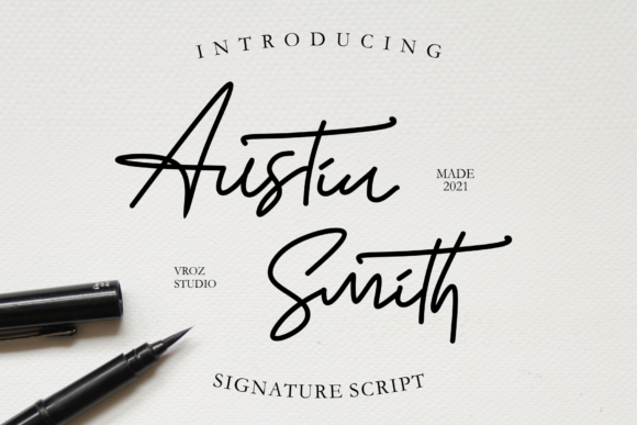 Austin Smith Font Poster 1