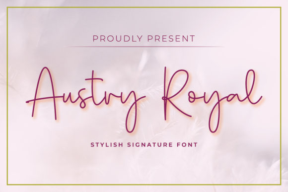 Austry Royal Font Poster 1