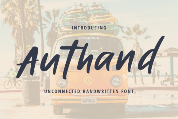 Authand Font Poster 1