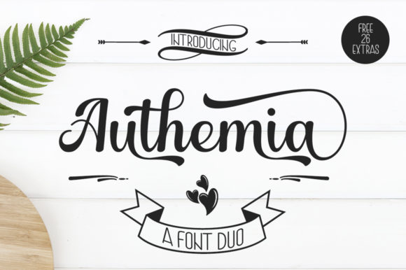 Authemia Font Poster 1