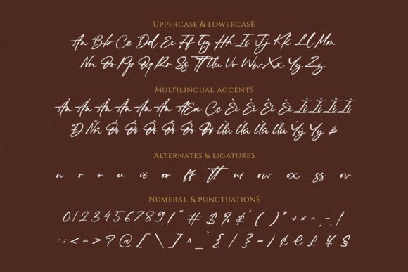 Author Think Font Poster 9